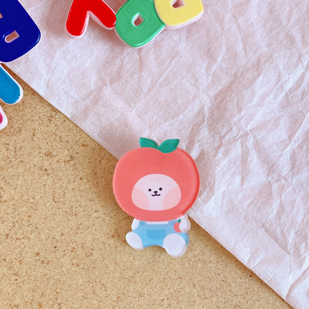 Tengyi ins viento lindo de dibujos animados acrílico cachorro broche insignia al por mayor ropa bolso colgante joyería pin