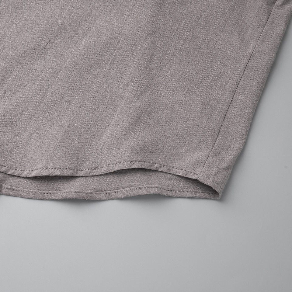 Bộ cardigan dài tay kèm quần short cotton màu trơn phong cách đơn giản — Màu cam, Màu hồng, Màu hồng nhạt, Màu trắng chi tiết 25