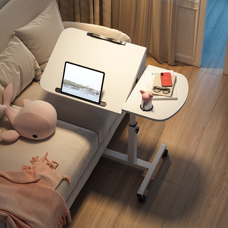 Bedside Table Movable Bedroom Home Student Desk Simple Small Table Simple Adjustable Dormitory Lazy Computer L&