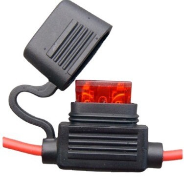 汽车JH709J防溅水插片线束保险丝盒ATO保险座电动车摩托车电池