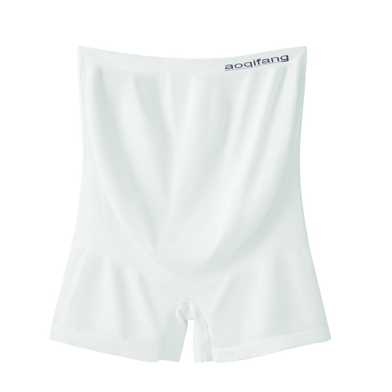 Ropa interior de maternidad, pantalones de seguridad, entrepierna de algodón puro dos en uno, entrepierna antibacteriana, cintura alta, soporte para el abdomen, embarazo temprano, medio y tardío