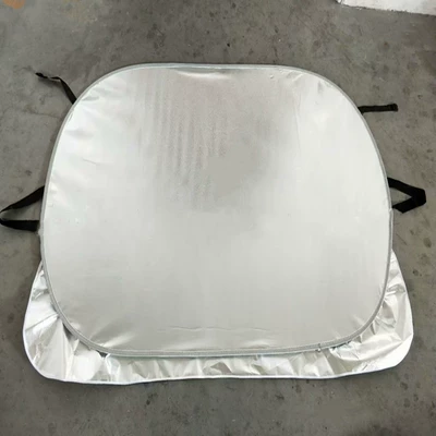New summer car sun-proof heat-proof sun-proof flocking aluminum film sun-proof car front windshield light-proof car cover (Sun shade) - 140104cm