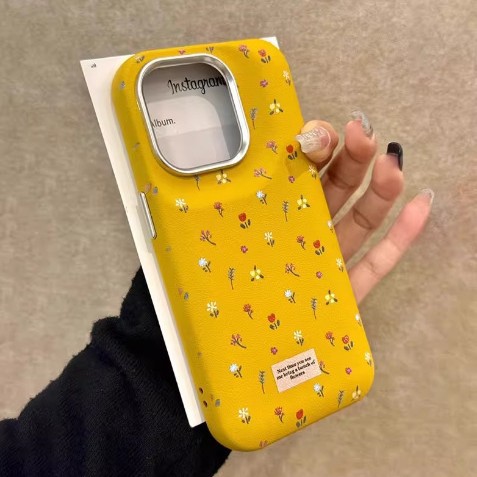 Pantalla completa pequeña floral para iPhone16promax funda para teléfono móvil Apple 15 14promax nuevo 13/14p