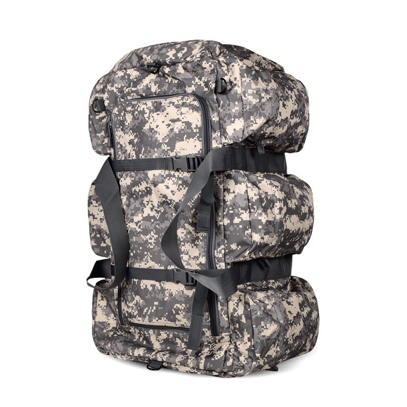Mochila de equipaje deportivo al aire libre multifuncional de doble hombro, mochila deportiva de senderismo de un solo hombro, mochila táctica de montaña