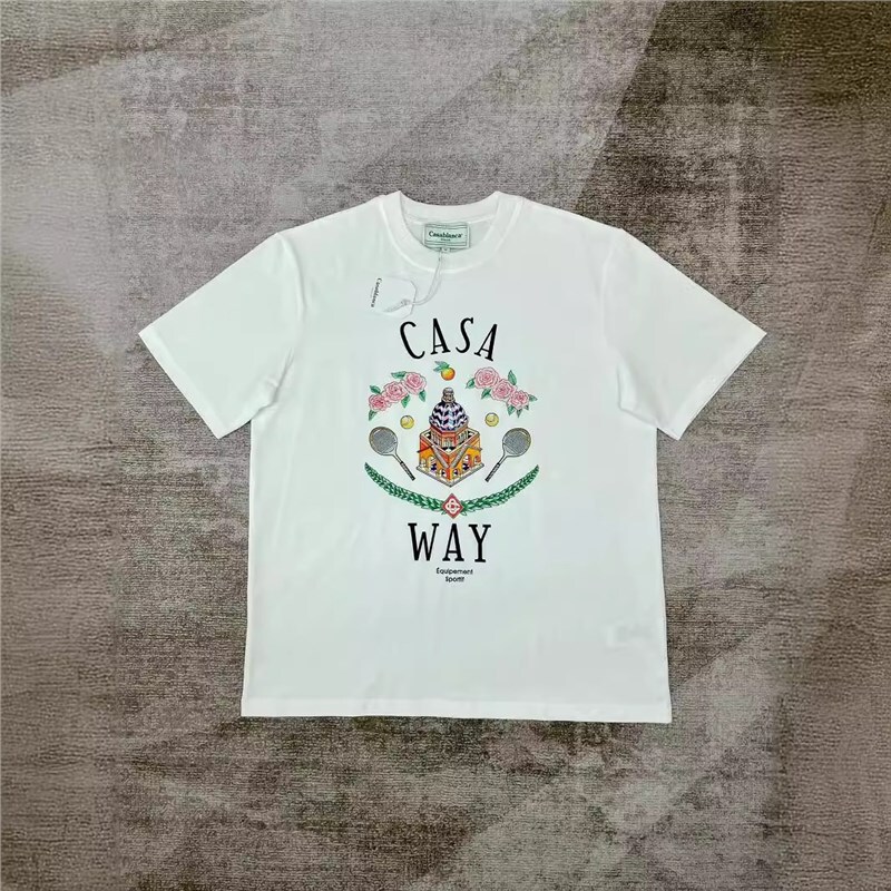 Digital Printing Independent Cbl Screen Short-Sleeved Shirt Anca Cross-Border Asa E-Commerce Casablanca t