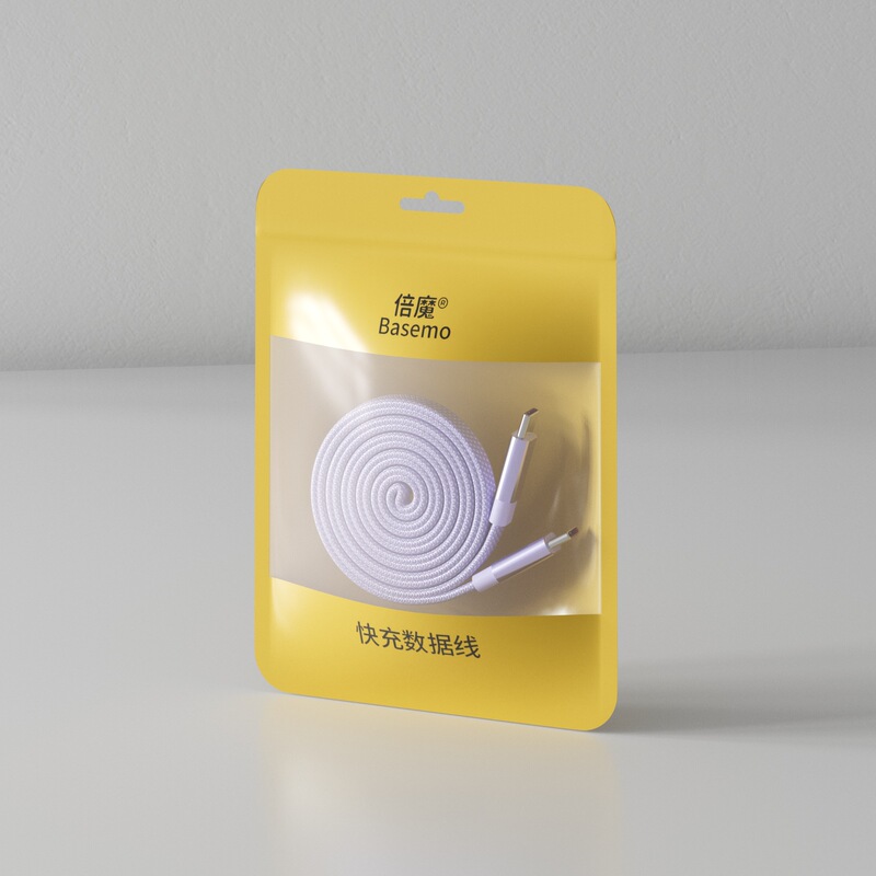 倍魔240w磁吸扁线自收纳双卷编织超快充数据线适用苹果15/16华为|undefined