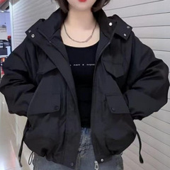 2025新款独特漂亮初春高级感超好看休闲百搭连帽薄外套冲锋衣女款
