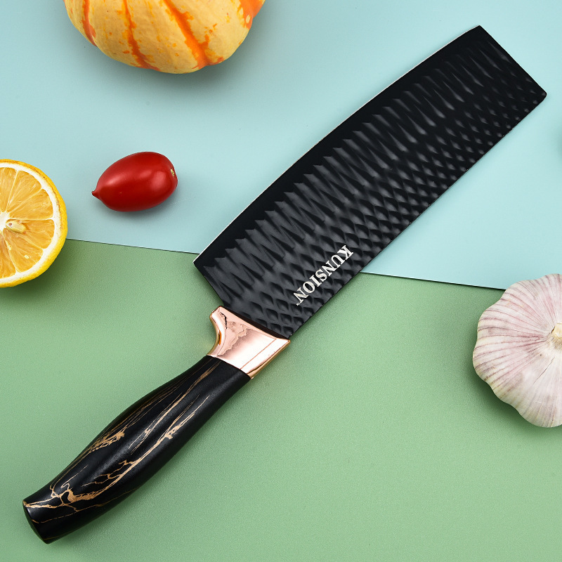 Venta caliente de utensilios de cocina, juego de cuchillos, cuchillos de acero inoxidable para el hogar, combinación de cuchillos de cocina, cocina afilada y antioxidante, juego de seis piezas al por mayor