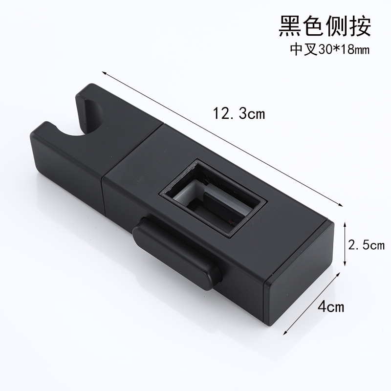 Cuarto de baño cuadrado de elevación soporte de ducha titular ajustable ducha base boquilla soporte ducha varilla Accesorios