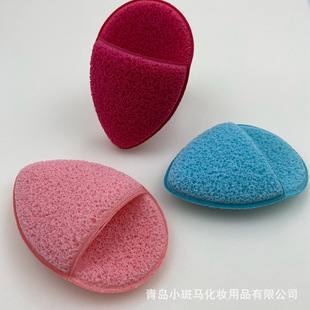 Gloves face washing puff face rubbing towel socket cleansing puff polyurethane face washing sponge puff cleaning makeup remover puff wholesale