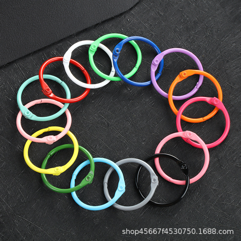 Colorful Open-End Wire Rings, Webbing, Luggage, Wire Rings, Calendar Rings, Loose-Leaf Rings, Metal Snap Rings, Binding Rings, Keychains Colorful Open-End Wire Rings, Webbing, Luggage, Wire Rings, Calendar Rings, Loose-Leaf Rings, Metal Snap Rings, Binding Rings, Keychains