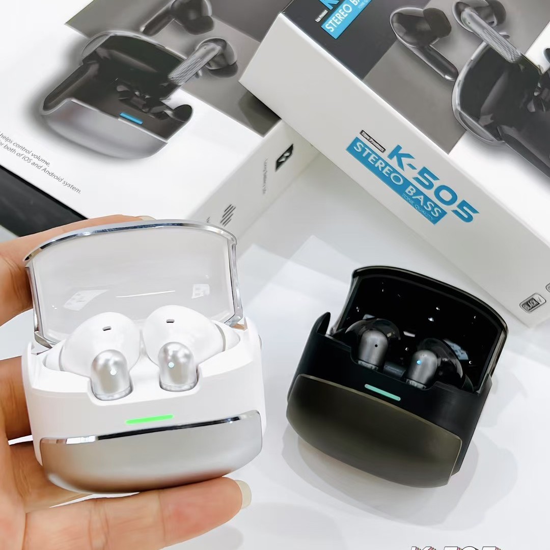 2025 nuevo auriculares inalámbricos Bluetooth en el oído comercio exterior explosión de aleación de zinc transfronteriza K505 auriculares unisex image 1