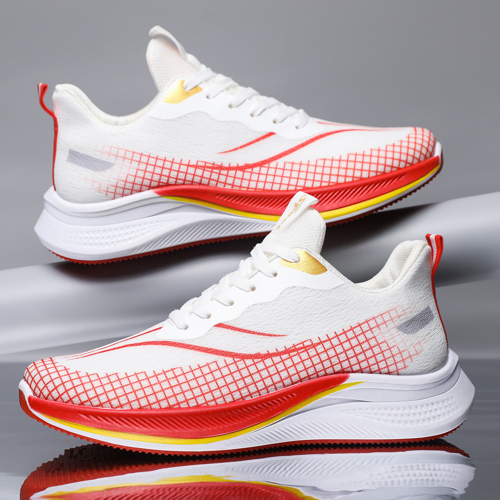 Zapatos deportivos para hombres comercio exterior al por mayor zapatos de corrida transpirables al aire libre zapatos de moda para hombres ligeros