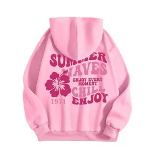 Womens Sweatshirt Graphic Hoodies Letter Print Casual卫衣