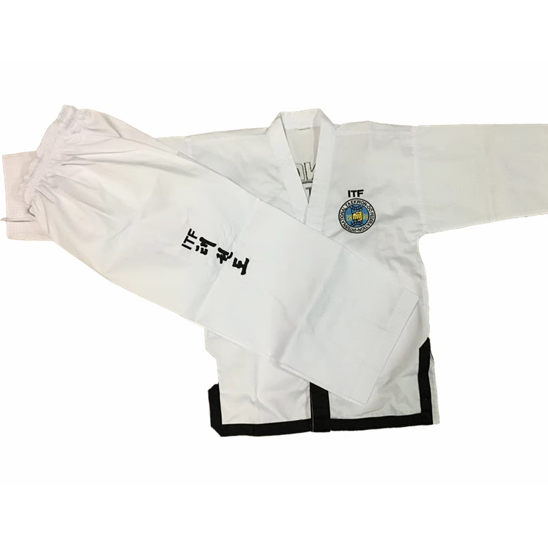 ITF Women's boxing uniform deputy teacher's clothing Fu teacher's belt epaulet one to three sections