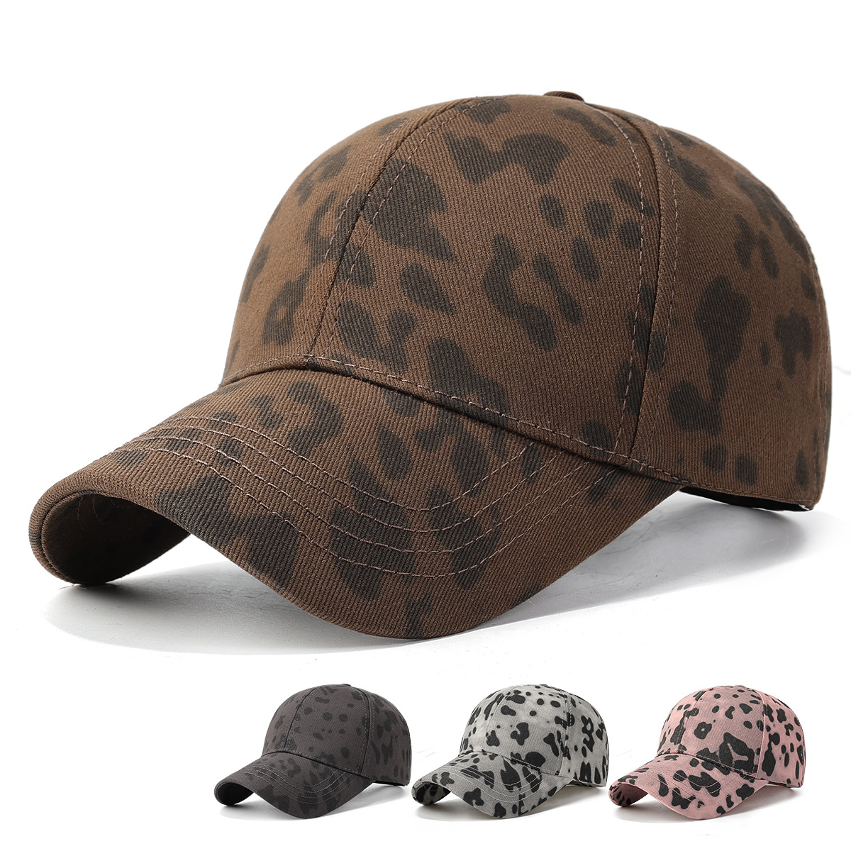Cappellino da baseball uomo leopardato alla moda per outdoor_voghion.com