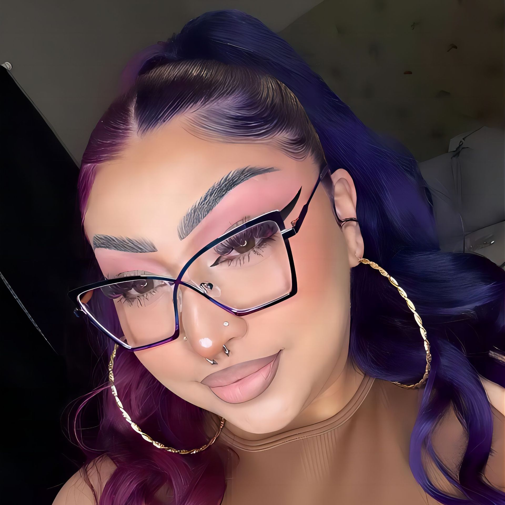 Streetwear Solid Color Ac UV400 Protection cat viene Eye Full Frame Women's Sunglasses display picture 2