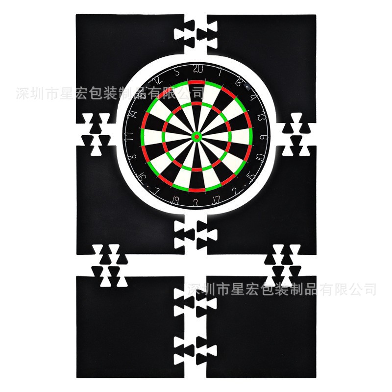 정사각형 확장형 6개입 2.5CM: 71*104CM; 검정색; 수공예 DIY 재료