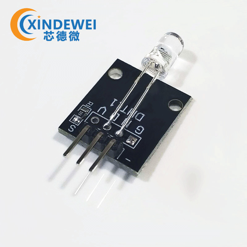 七彩灯自动闪烁LED模块 三色全彩 for7 color flash module led灯