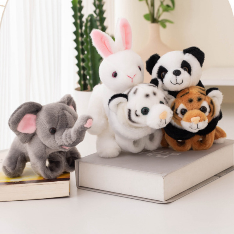 Tiger snapping circle doll doll bracelet panda doll trinket plush toy wrist doll doll wholesale