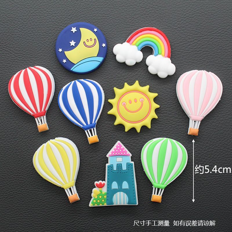 Pegatinas magnéticas pegatinas de refrigerador pegatinas creativas dibujos animados lindos un conjunto de automóviles pegatinas de educación temprana para niños antichoque