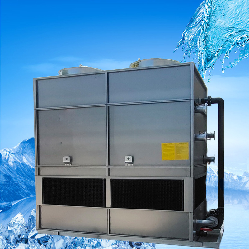 工厂直供吉照JZ-BN-60系列闭式冷却塔紫铜盘管不锈钢塔体封闭式