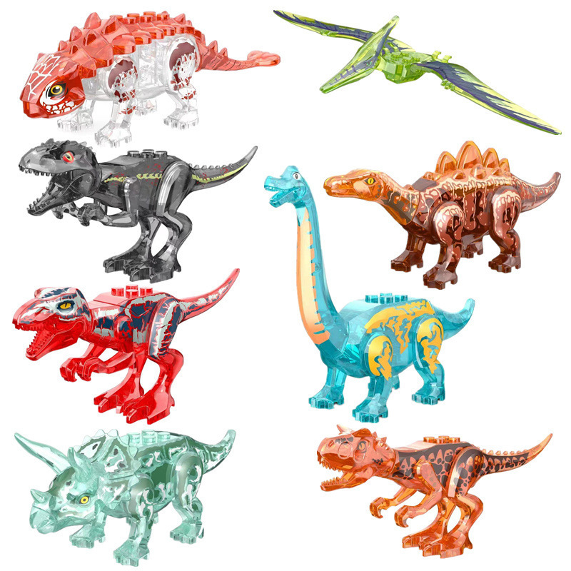 卸売ジュラ紀恐竜大型ブラキオサウルス ヘビクラン エラプティドン ティラノサウルス レックス世界組み立てビルディング ブロック|undefined