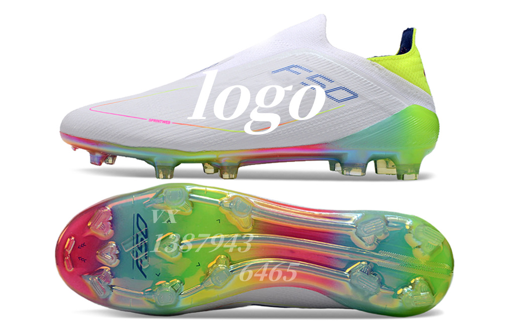 Putian fabricante al por mayor comercio exterior transfronterizo 2024 nuevo estilo X serie F50 zapatos de fútbol profesionales para hombres fg clavo