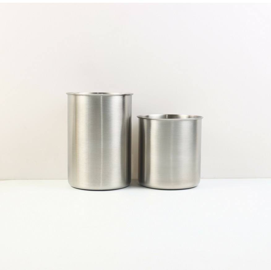 국경 간 신제품 단층 스테인레스 스틸 304 얼음 양동이 컬링 얼음 와인 양동이 스트레이트 얼음 와인 컵 얼음 분쇄기 스노우 파우더 버킷