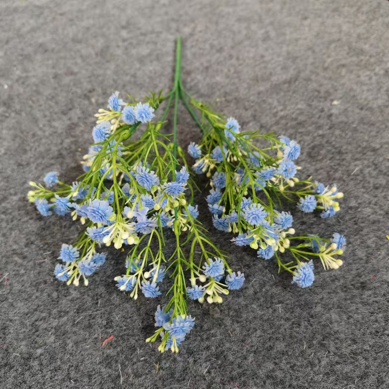 Nuevo pegamento suave con la sensación de mano lleno de flores de simulación de flores de boda decoración de ventanas del hotel en el hogar colocando flores falsas de comercio exterior