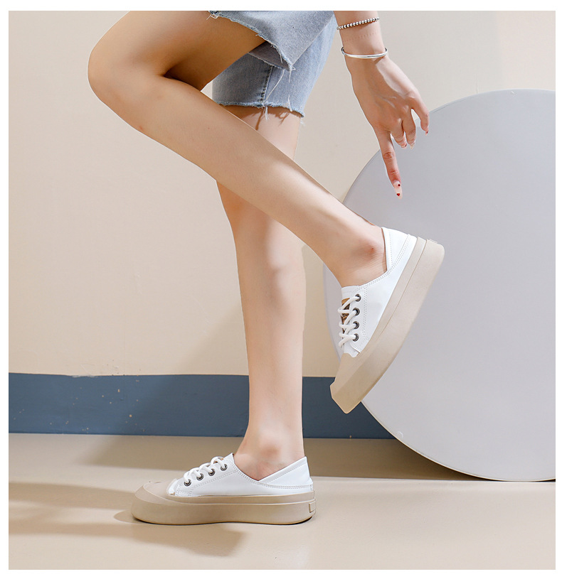 Forrest Gump 2024 nya höststudentskor i koreansk version, mångsidiga och casual, trendiga, tjocka sulor, moderiktiga brädorskor_voghion.com