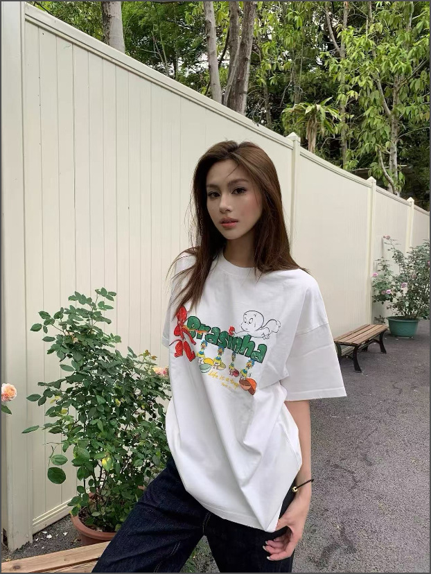 Trendiges Oversized T-shirt Mit Washed-look Und Distressed-effekt_voghion.com