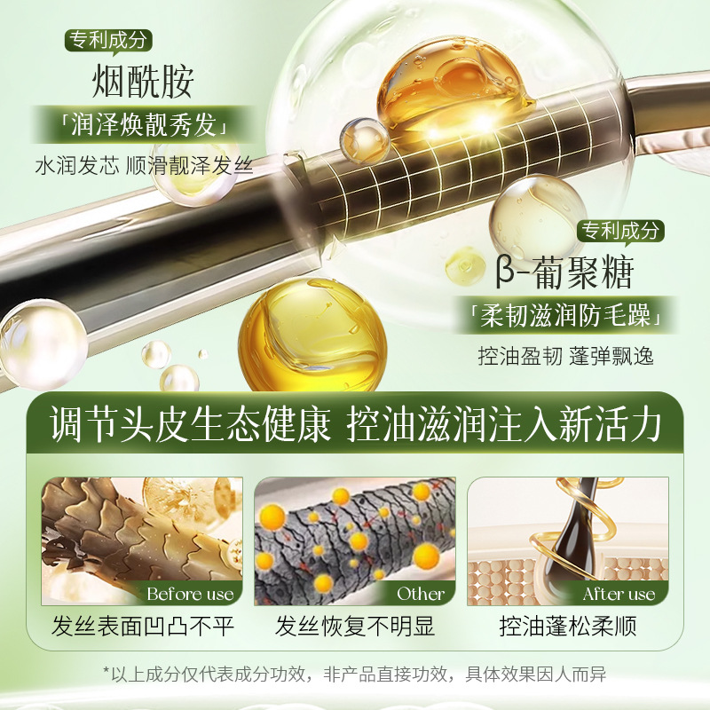 Hanfen Gardenia Flower Fragrance Shampoo Deep Cleaning Hydrating Care Botella Shampoo Bath Gel Set