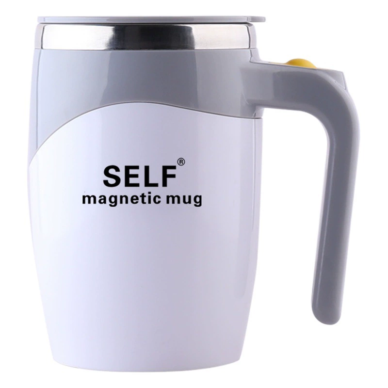 Электрическая портативная кофейная кружка в европейском стиле, из нержавеющей стали 304, с электрическим шейкером и магнитным перемешивателем.