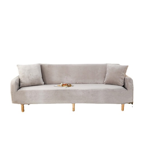 Velvet thickened sofa cover all-inclusive lazy full cover sofa cover four seasons universal sofa cushion elastic cover fabric