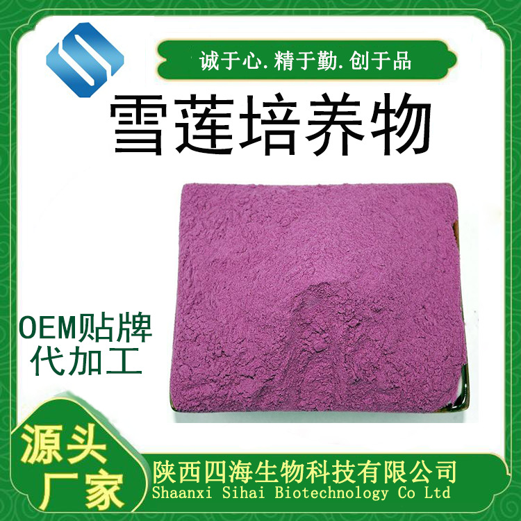 雪莲培养物99%雪莲花萃取资质齐全保健添加压片固体饮料