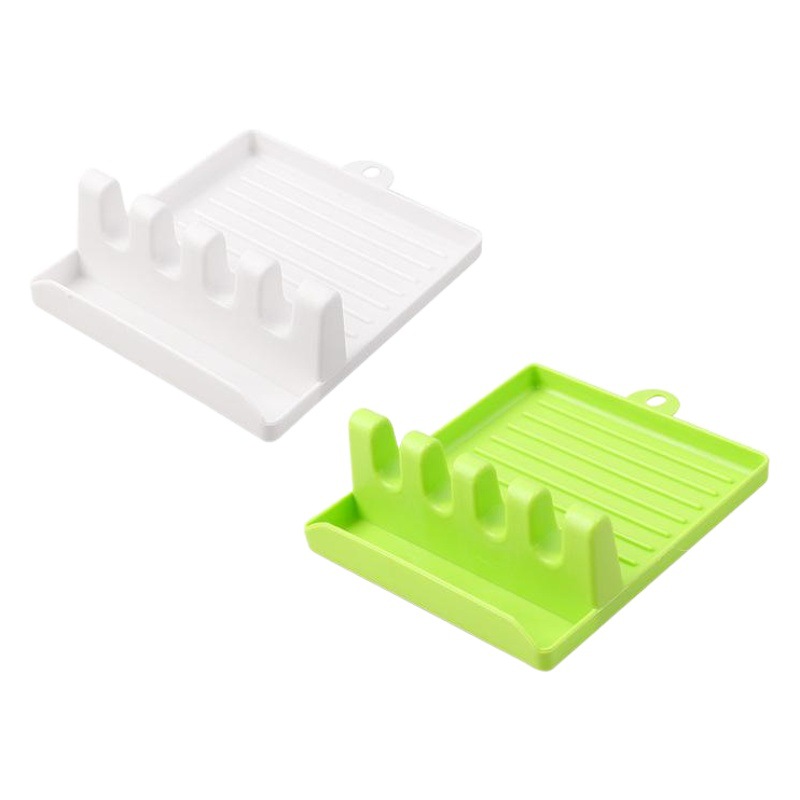 Kitchen spatula pot lid storage rack household cooking spatula mat kitchen storage rack plastic pot lid rack
