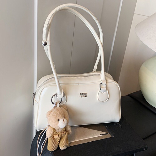Ladies Single Shoulder Bag 2025 Retro Popular Fashion Boston Bag Versatile Hot Trendy Handbag