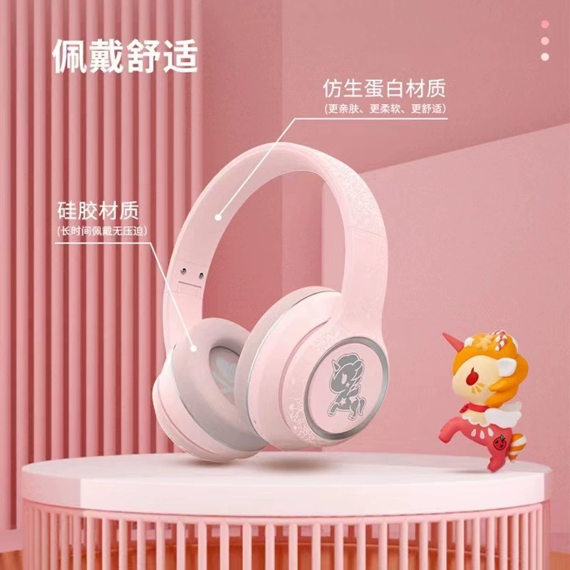 Tokidoki Tao Qiduqi единороги в Bluetooth наушниках музыка игра шумоподавление корейский стиль милый