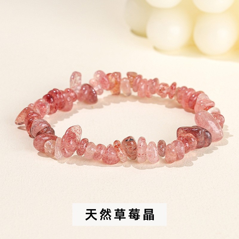 Organic crystal, bracelet natural stone