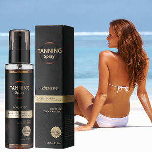 KORMESIC full English hair care tanning spray Black spray cross-border foreign trade manufacturers wholesale