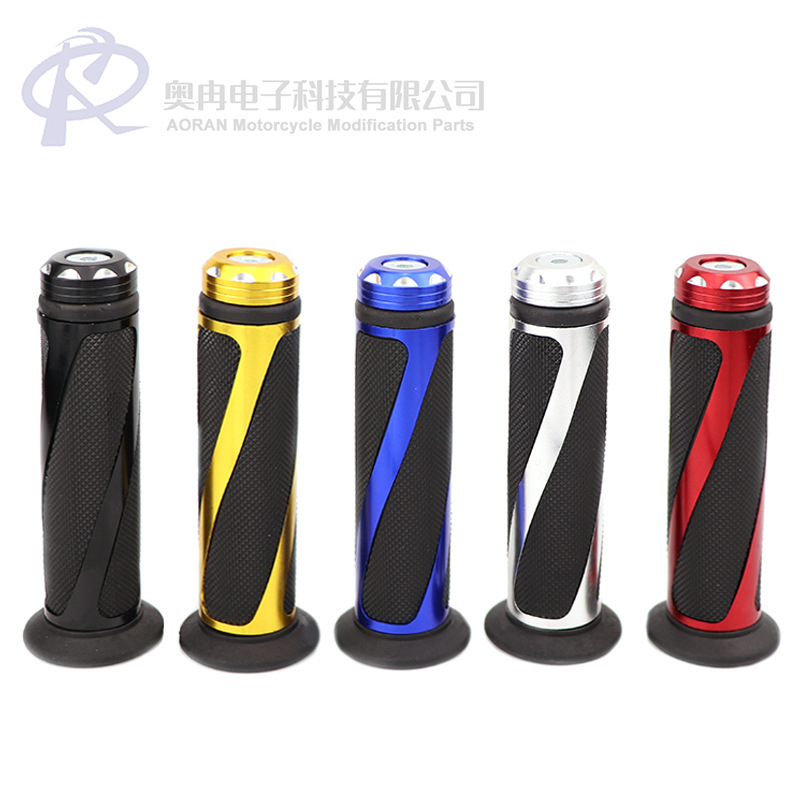 New twill handle rubber motorcycle modification accessories off-road vehicle modification handle cover universal lining factory direct sales