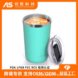 IDEUS品牌跨境新款内外304不锈钢咖啡杯保温杯大容量马克杯可定制