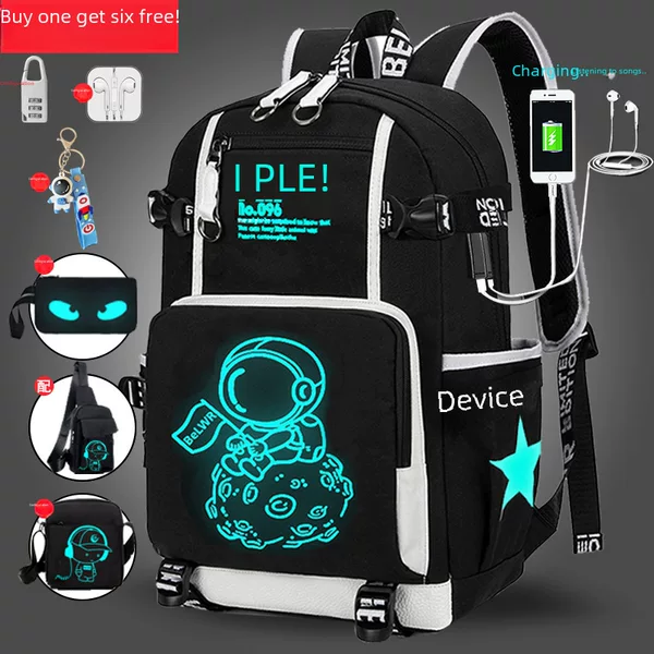 Factory Direct schoolbag male junior high school student backpack children's Grade 3 to grade 6 Children's schoolbag primary school student backpack male
