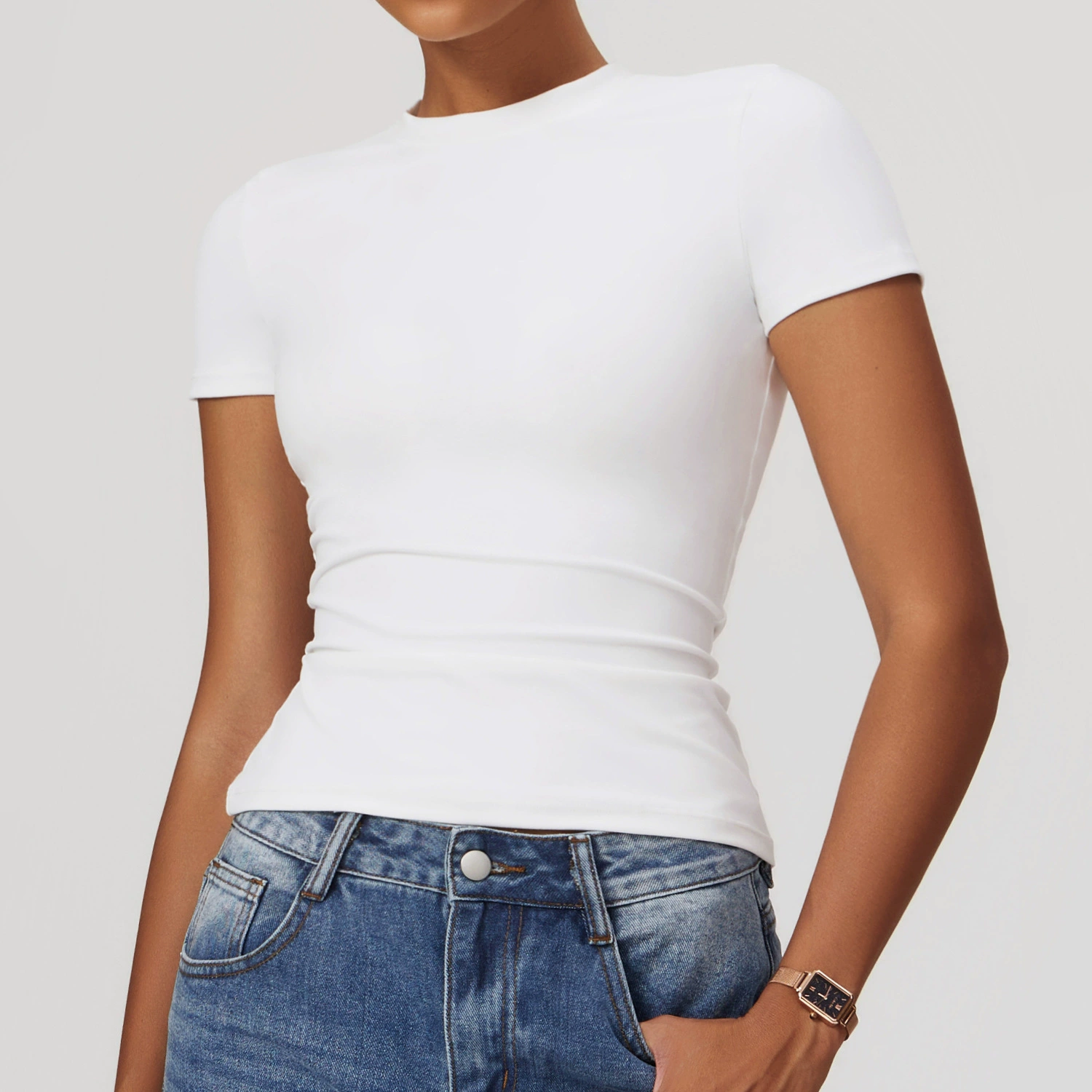Short-Sleeve Quick-Dry T-Shirt, Travel & Yoga Sports Top, Sizes S–XL