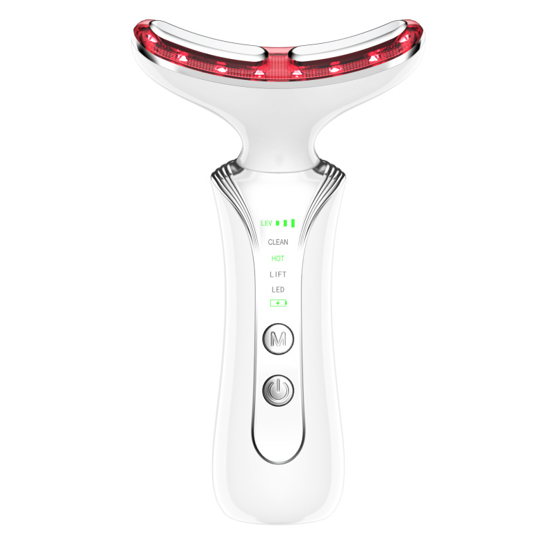 クロスボーダー美首器家庭用7色光美容器首紋器マイクロ電流顔プルマッサージ導入器|undefined