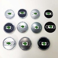 适用于奥迪车系原厂专用轮毂盖轮毂标志防尘高亮镀铬亮边改装