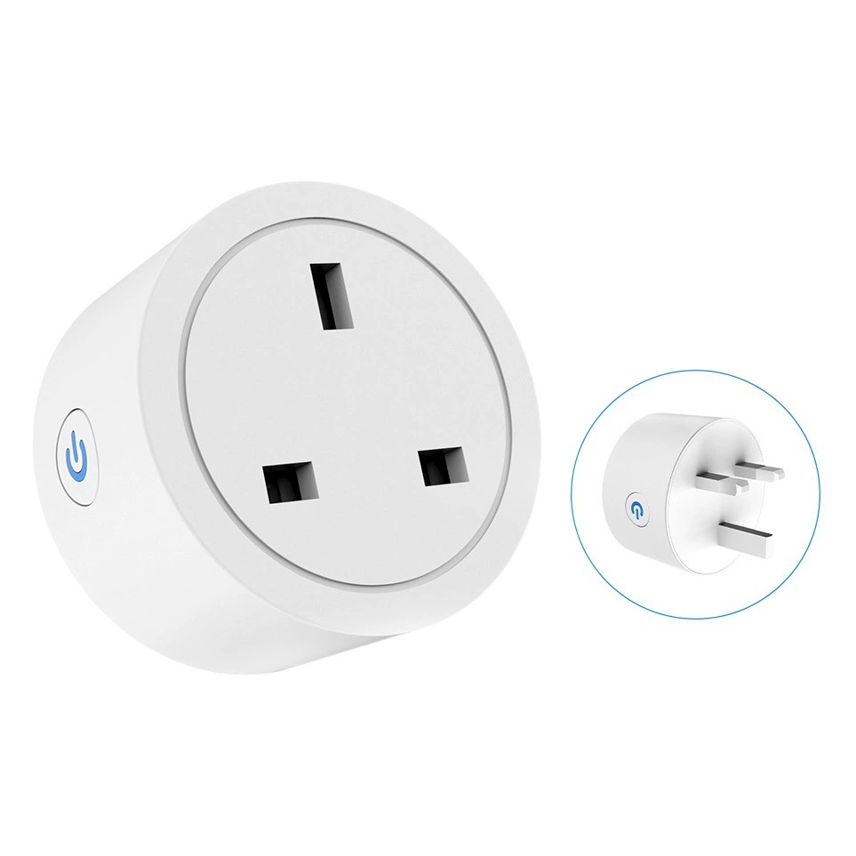Умная розетка Graffiti WiFi 20A с голосовым управлением, дистанционным управлением с мобильного телефона, Zigbee 3.0 и реле, UK-вилка.