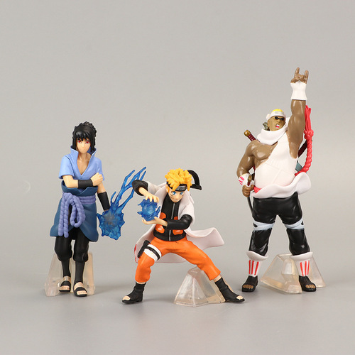Naruto 32 Generations 5 Figures Model Ornaments Sasuke Naruto Kakashi Fourth Generation Minato Wholesale Delivery