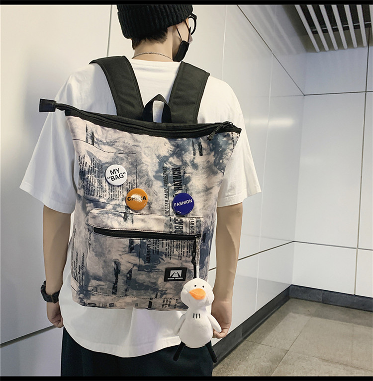 Schoolbag College Students New Japanese Large-capacity Leisure Travel Backpack display picture 4